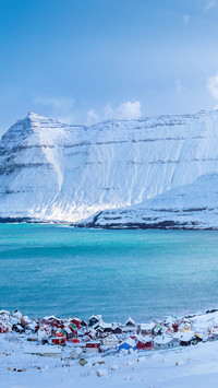 Eighteen isolated islands lie still in the atlantic ocean