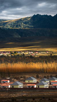 Autumn Scenery of My Old Home