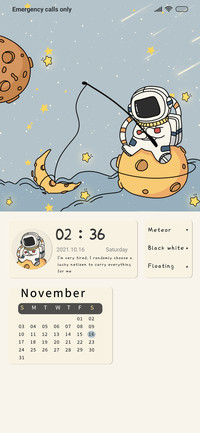 Cute astronaut