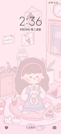 粉系可爱少女的一天