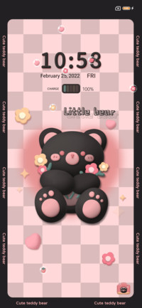 Pink Ink Bear