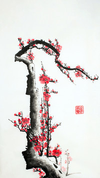 Ancient-style ink wash painting