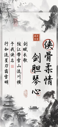 侠骨柔情剑胆琴心