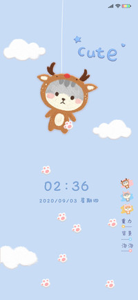可爱油画小宠物