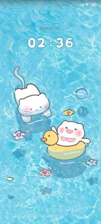Kitten pool party