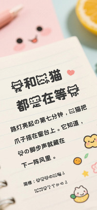 我和小猫都是在等你