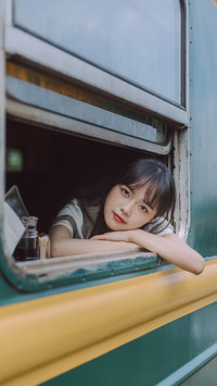 日系优雅美女-锐景创意