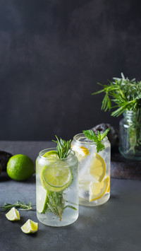 Some Lemon Drinks With Ice