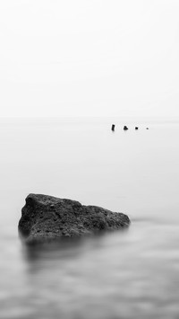 Black and white silence