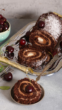 Teach you how to make cake rolls 8