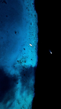 Aerial views of the beautiful scenery in Indonesia