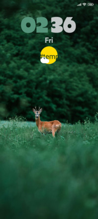 Deer in Green