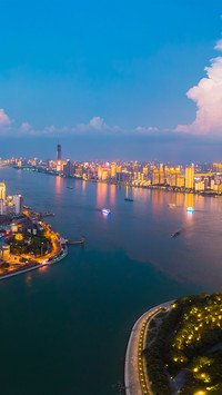 武汉夜色-拍信图库