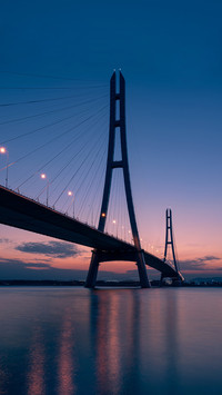 Which province has the most 5 Yangtze River bridges
