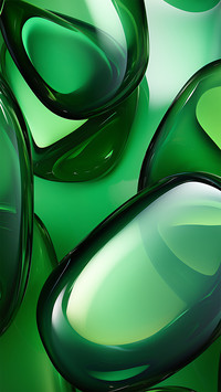 Green Glass abstract