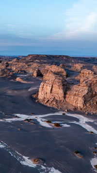 The uninhabited area of the great sea road