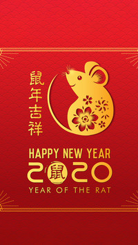 鼠年快乐-拍信图库