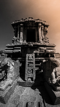 STONE CHARIOT HAMPI