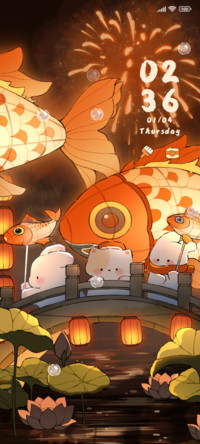 Koi lantern show