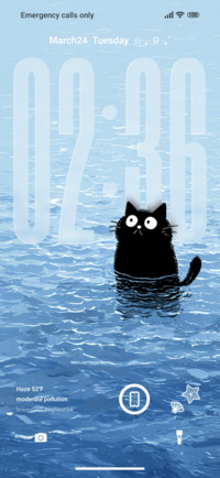 Swimming Cat