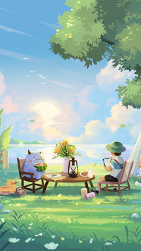 拥抱夏日 享受生活