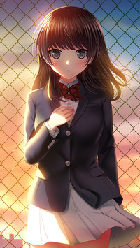 清纯光彩俏佳人