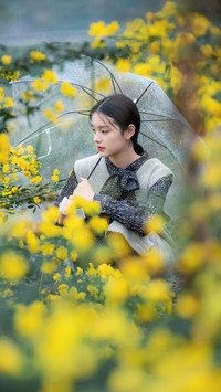 花海人像怎么拍