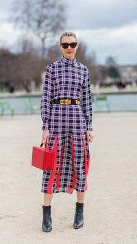 Plaid is not difficult to wear 91