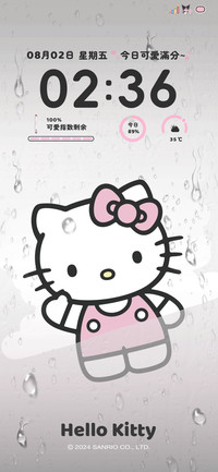 凯蒂猫 下雨自定义