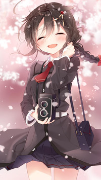 甜美动人的少女
