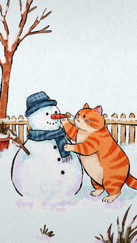 猫咪雪浴真相