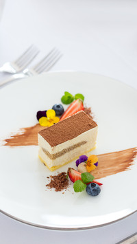 The view of French food