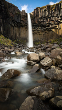 Icelandic black falls