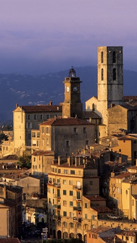 France alpes maritimes grasse clock tower and notre dame