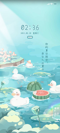 夏日限定鸭鸭小组件