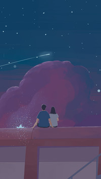 夜晚繁星