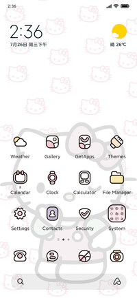 Hello Kitty pink