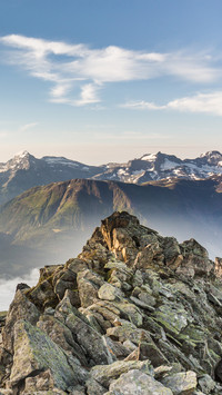 Crossing the mountain peaks in my heart