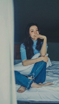 王楚然 拼色穿搭