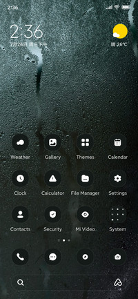 Rainy Glass
