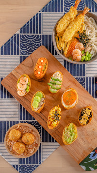 Delicious sushi look here
