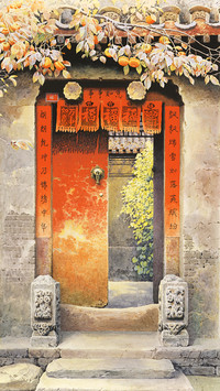 当胡同遇见水彩
