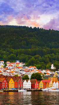 Norwegian Colorful Harbor