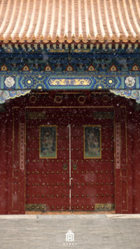 雪落故宫