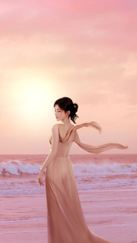 “海上神女”鞠婧祎