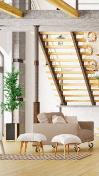 Functional creativity of staircase area 8