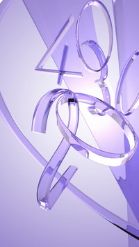 Light purple digital curve glass