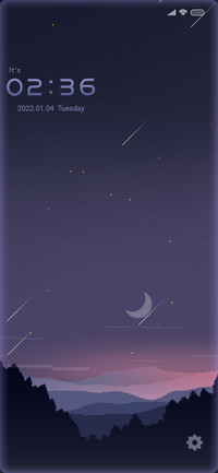 Morning dew stars