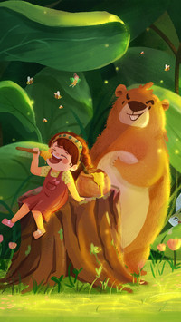 The little girls magical adventure