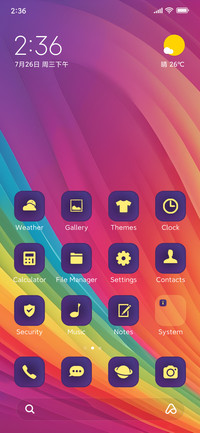 colorful rainbow